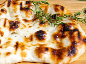 butter naan bread single piece