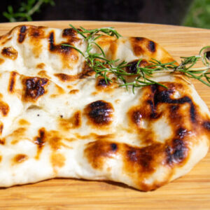 butter naan bread single piece